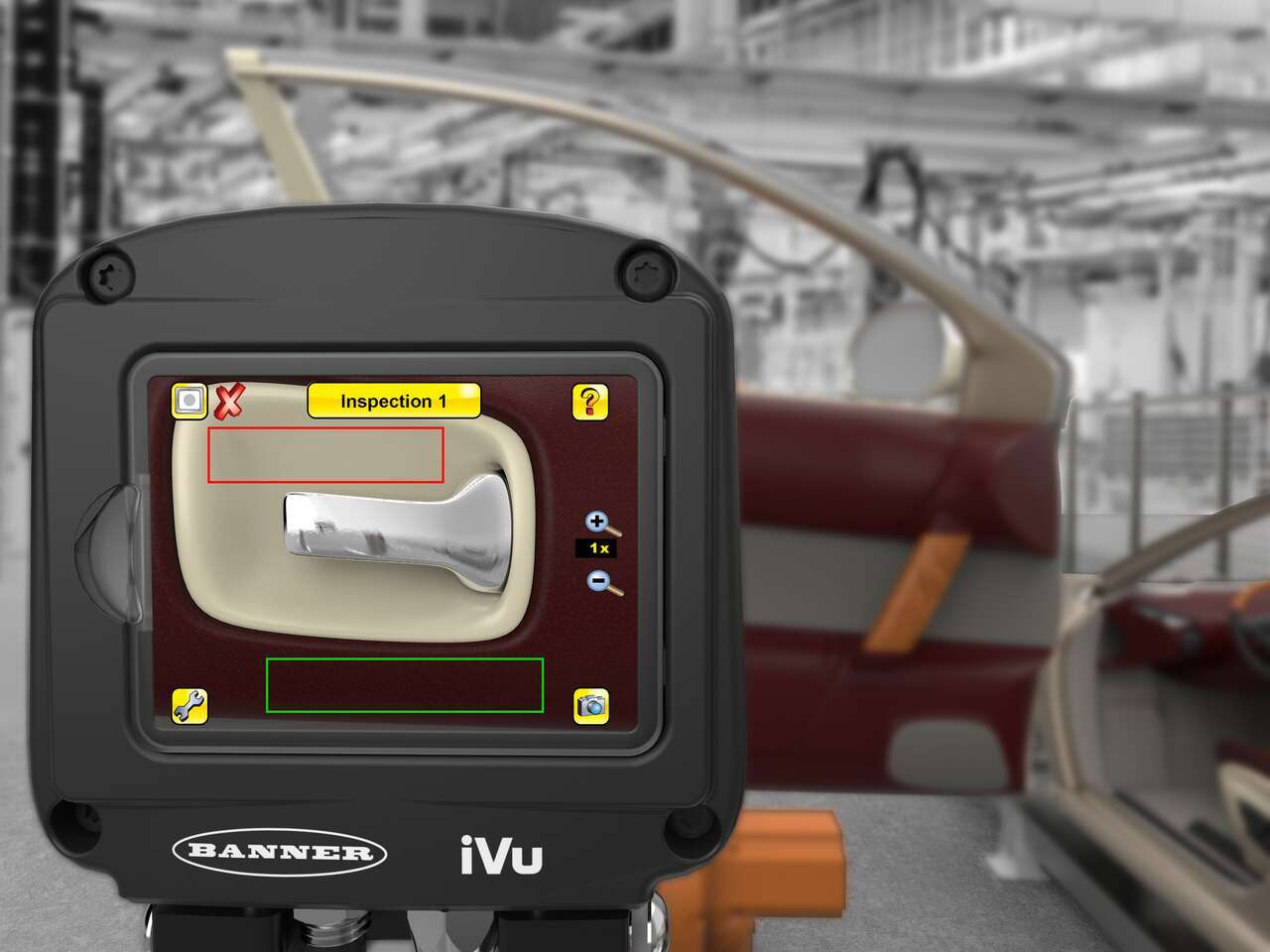 ivu color sensor detects the wrong color trim on a car door