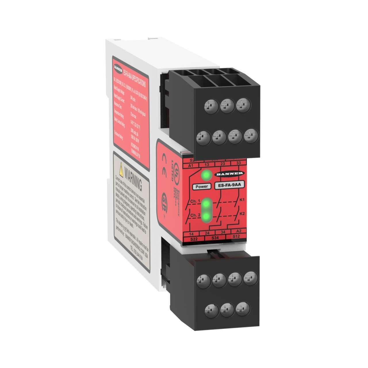 E-Stop & Guard Monitoring Safety Relays