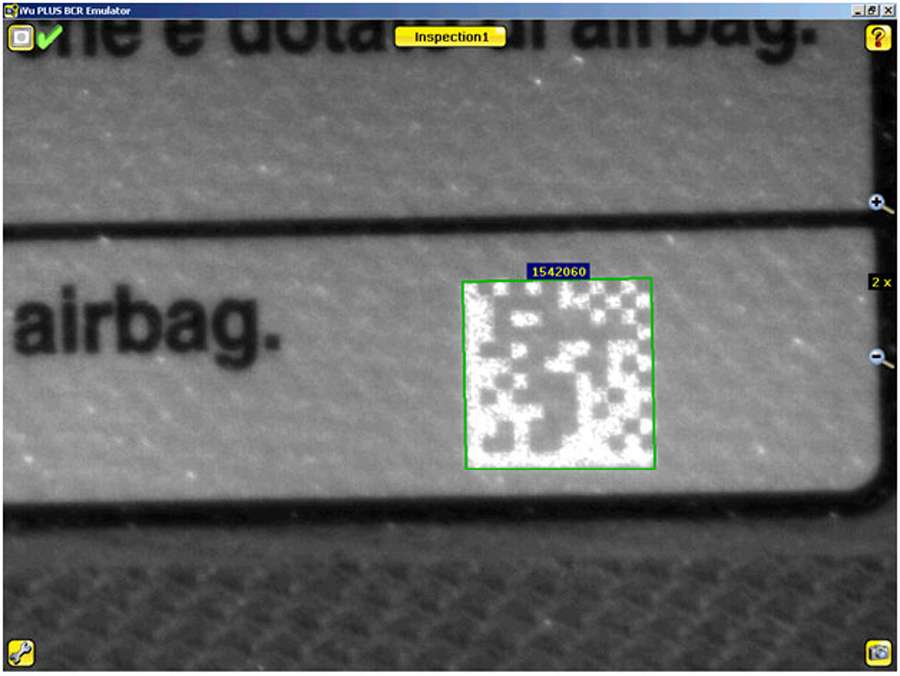 Ultraviolet (UV) barcode on an automotive part