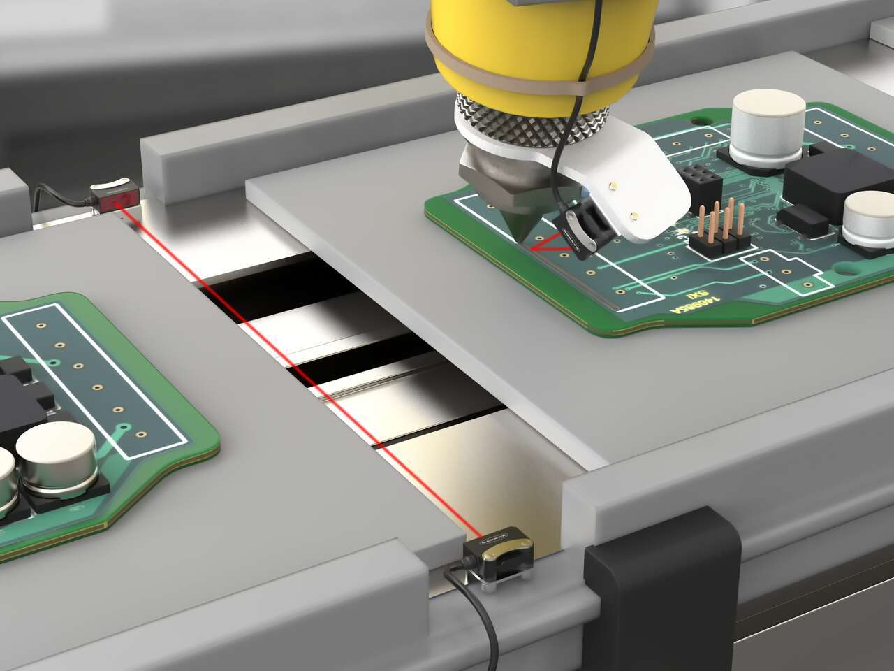 Adhesive Detection on PCB Assembly During the Assembly Process