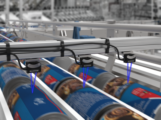 Refrigerated Breakfast Roll Detection on Multi-Lane Conveyor