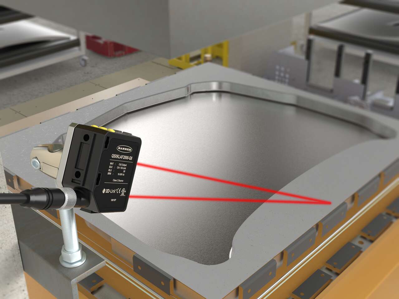 Verifying Metal Sheets on a Stamping Press