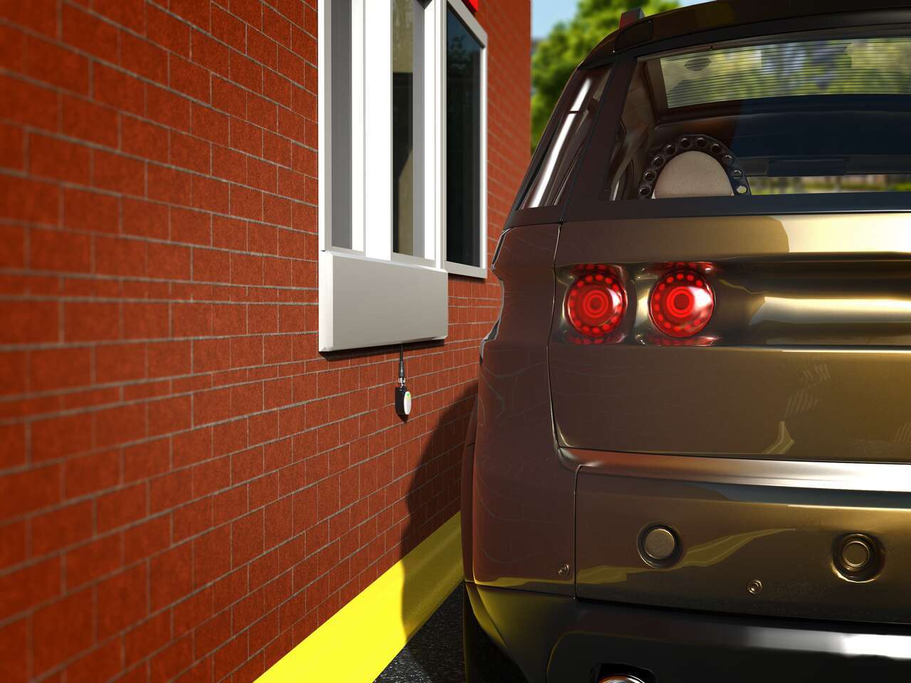 Bank Drive-Thru Automobile Detection