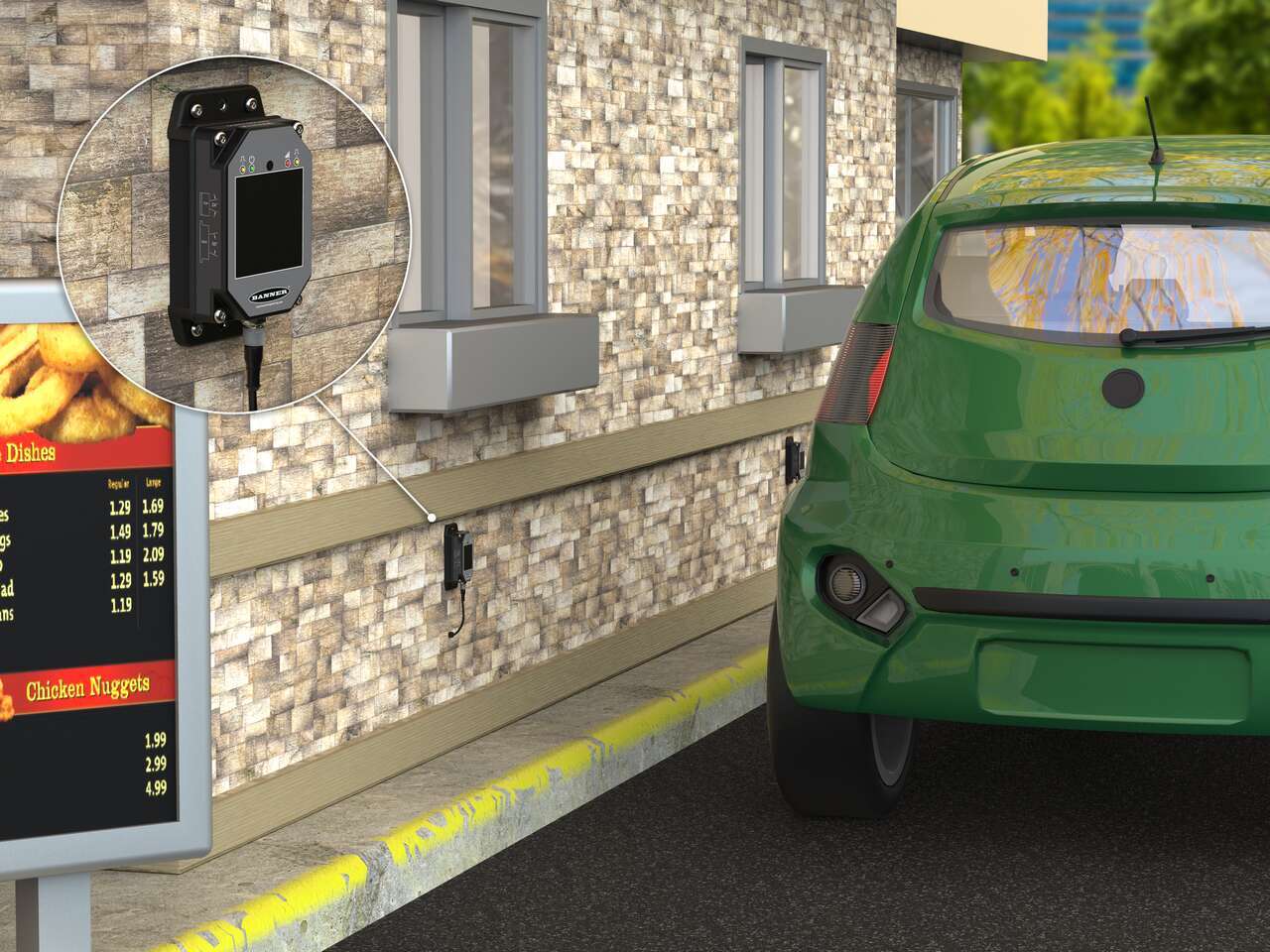 Drive-Thru Vehicle Detection to Analyze Business Patterns