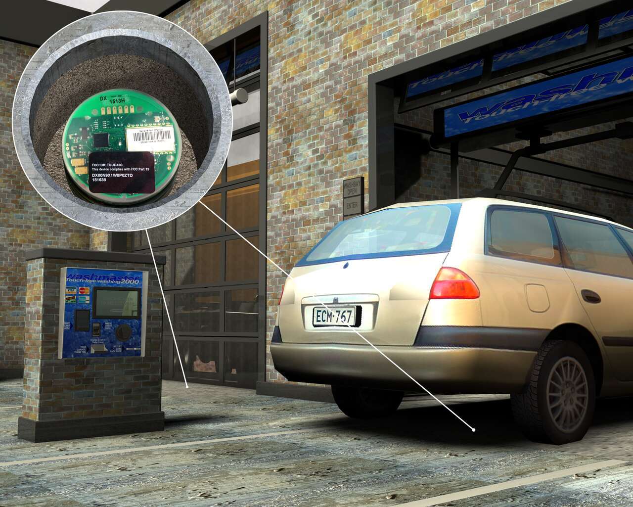 Low-Power Vehicle Detection for Automated Car Wash