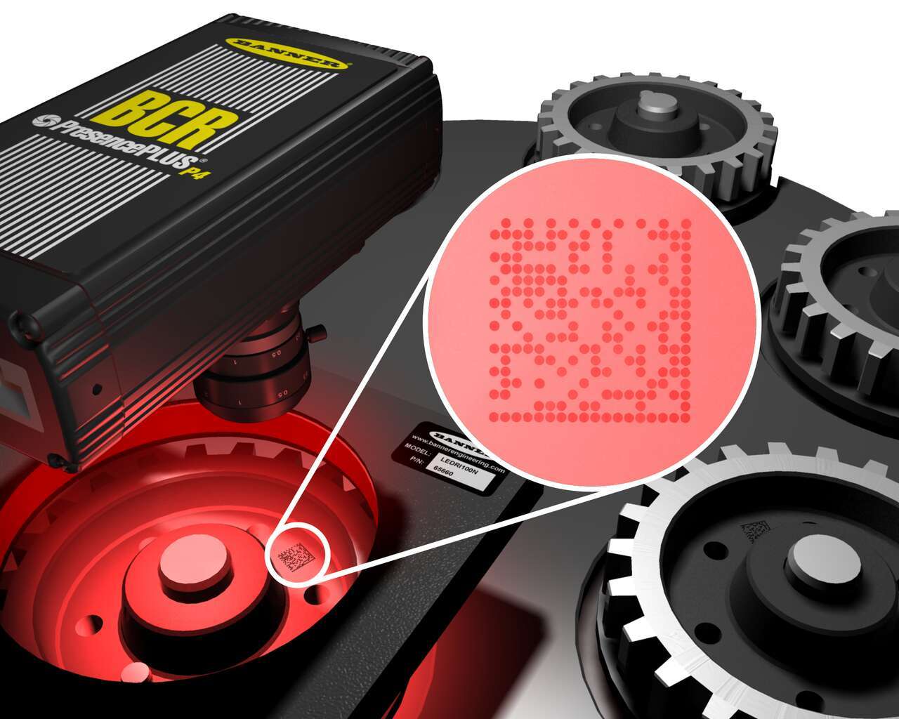 Industrial Barcode Verification on a Metal Part