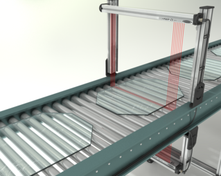 Profiling Clear Glass Plates and Detecting Broken Edges