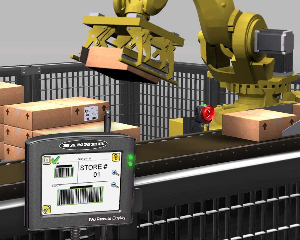 Inspection de codes-barres industriels dans une cellule robotisée