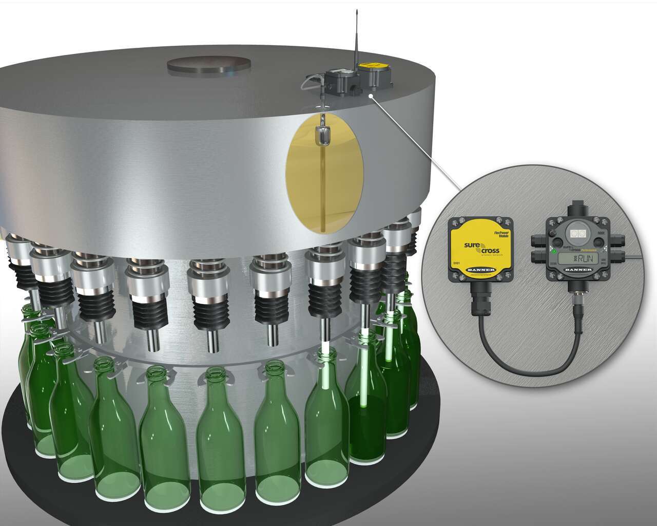 Level Monitoring On Rotary Filler System