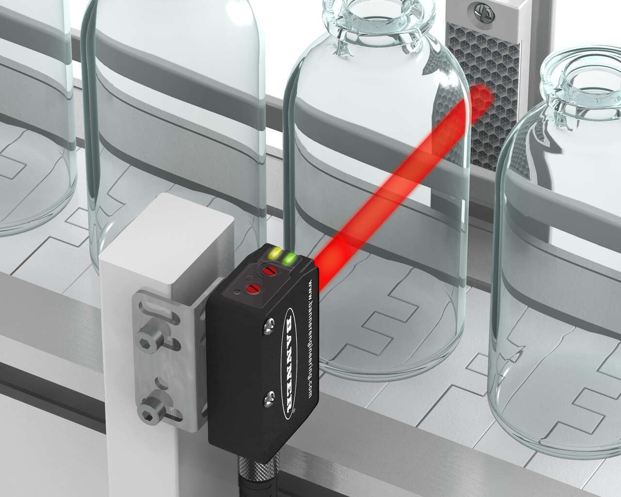 Transparent Glass Bottle, Vial, or Plate Detection