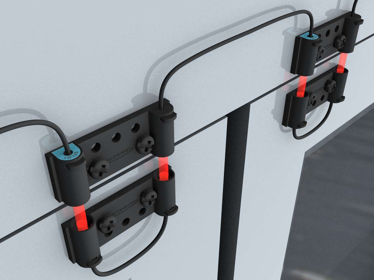 Door Monitoring in an Explosive Environment