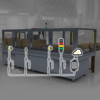 Measure Throughput and OEE on a Case Sealer