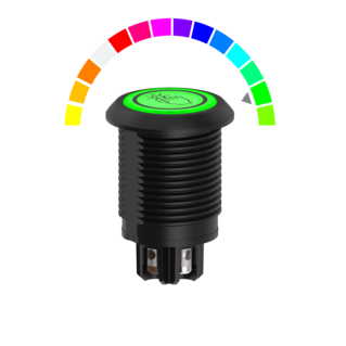 S22 Pro Series 22 mm Programmable Multicolor Panel Indicator