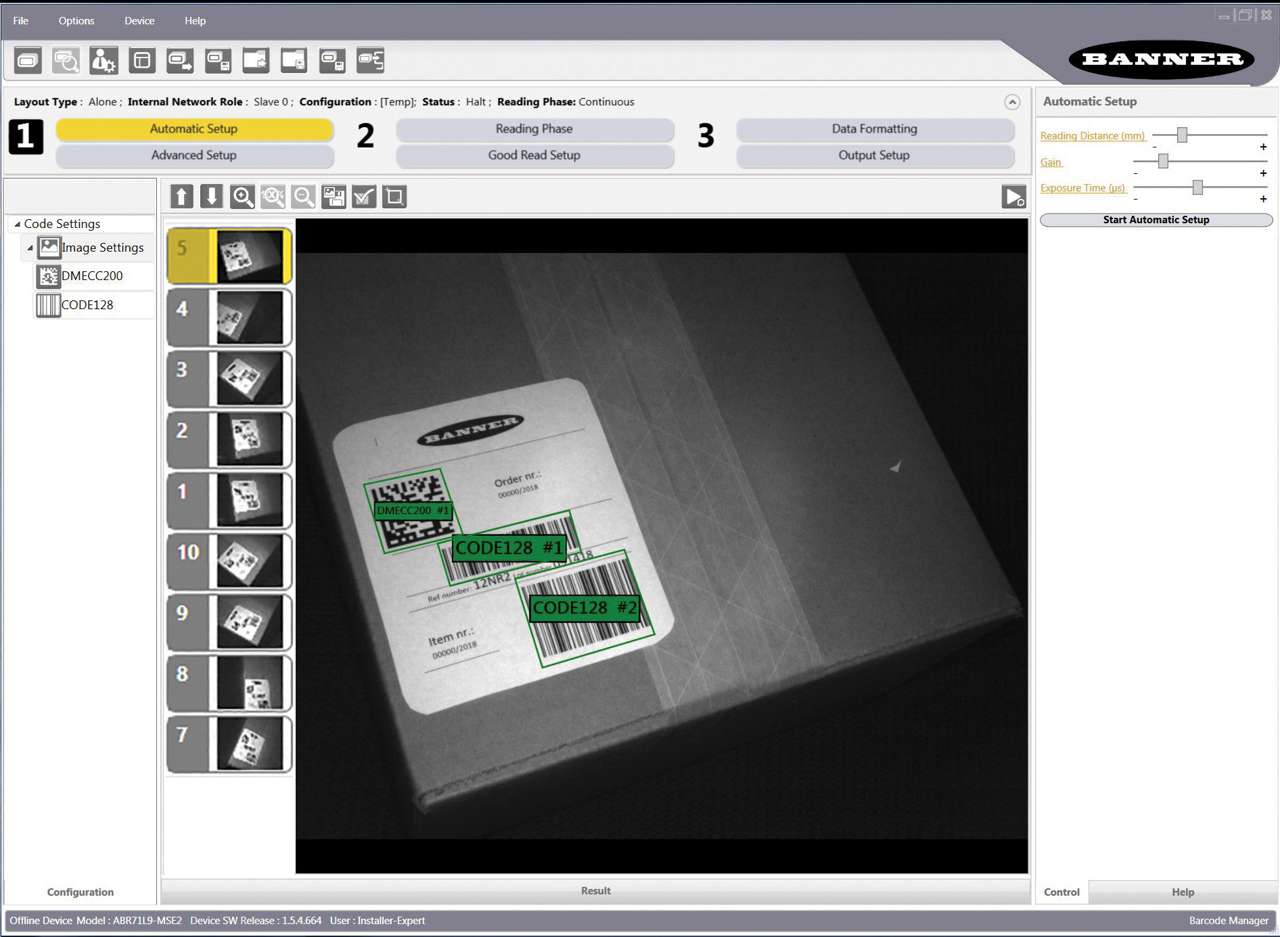 Logiciel Barcode Manager pour ABR