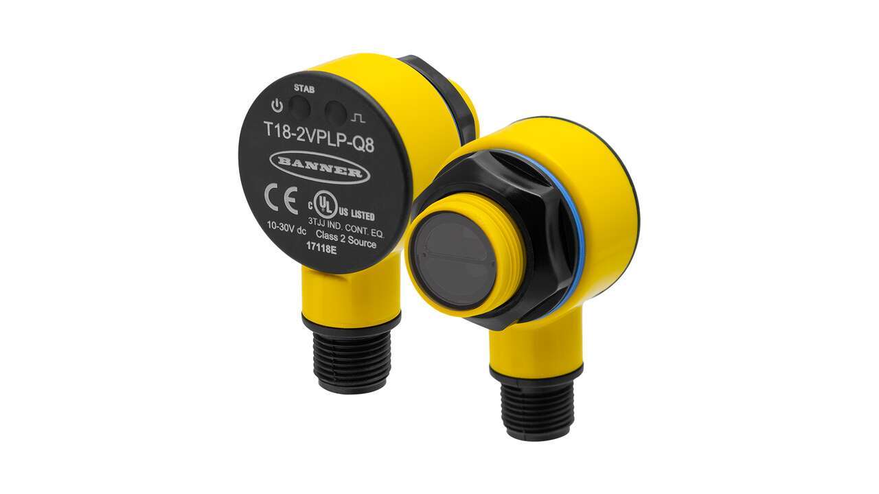 Next Generation T18-2 Series Washdown Sensors