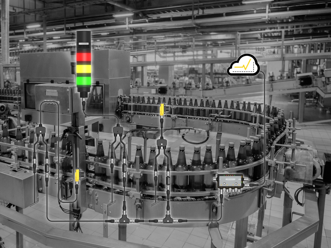 感測器開關訊號傳送到雲端 