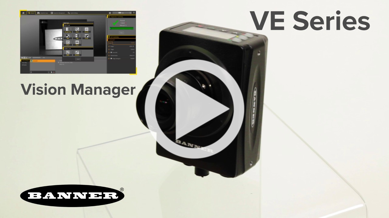 Vision Manager Software for VE Series Smart Cameras [Video]