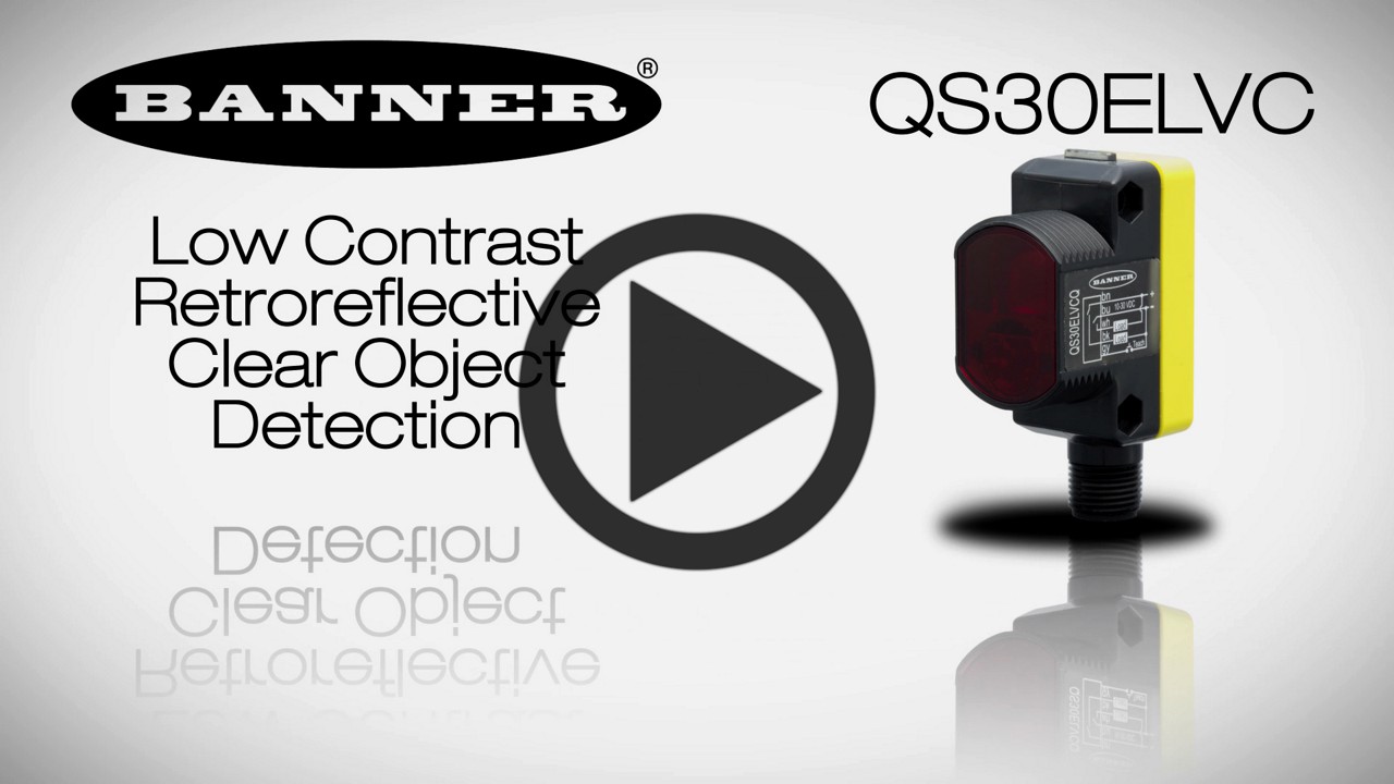 Détection d'objets transparents avec le QS30ELVC [Vidéo]